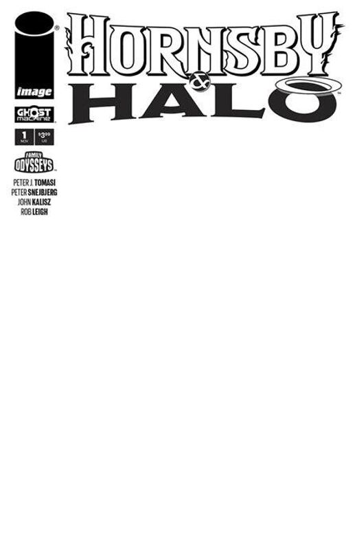 HORNSBY & HALO #1 CVR F BLANK SKETCH VAR