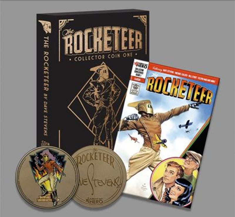 ROCKETEER COLLECTION COIN SET DECO BRONZE EDITION Limited to 1000 Allocations May Occur