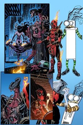 DEADPOOL #12 KOBLISH SECRET COMIC VAR