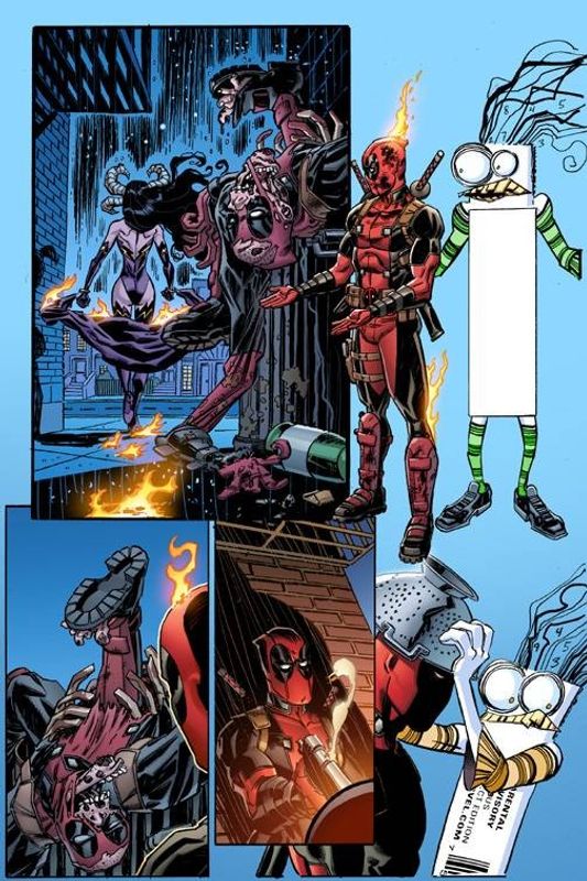 DEADPOOL #12 KOBLISH SECRET COMIC VAR