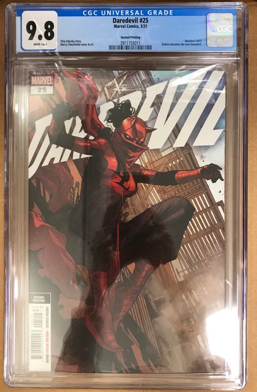 CGC 9,8 DAREDEVIL #25 2ND PRINTING