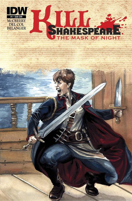 KILL SHAKESPEARE MASK OF NIGHT #1 (OF 4) SUBSCRIPTION VAR