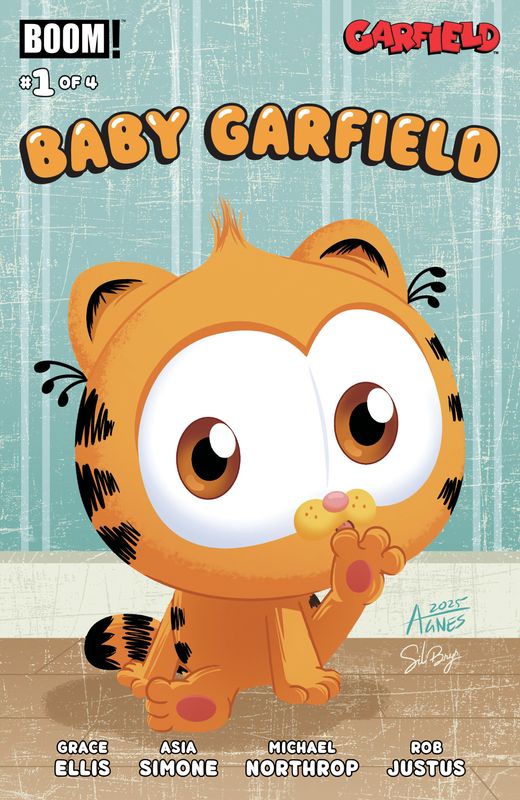 BABY GARFIELD #1 A MAIN (DRESSED, GARBOWSKA)