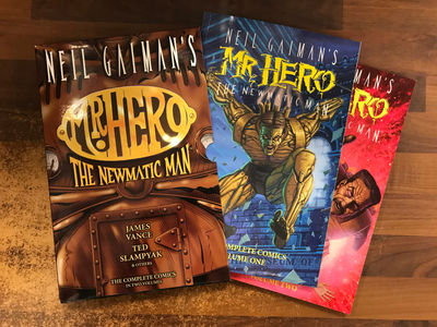 NEIL GAIMANS MR HERO COMPLETE COMICS SLIPCASE