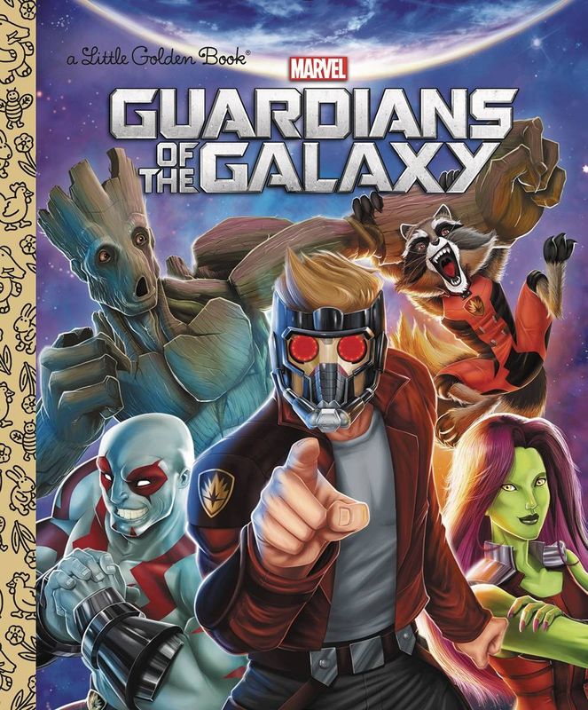 GUARDIANS OF GALAXY LITTLE GOLDEN BOOK