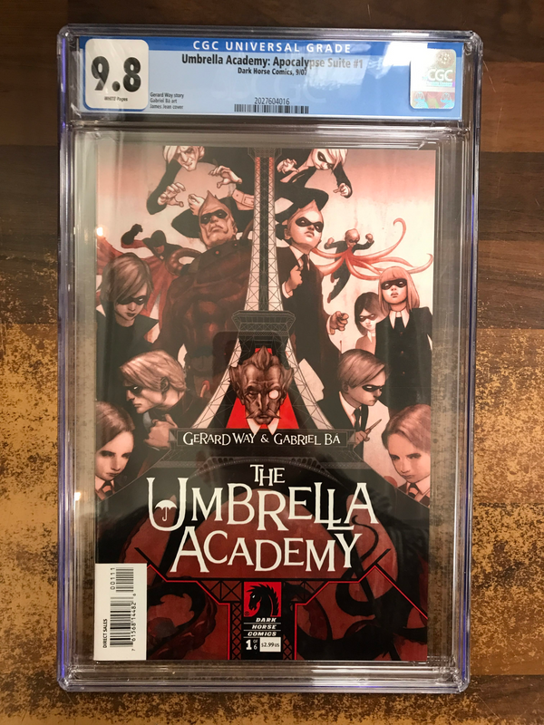 CGC 9,8 UMBRELLA ACADEMY APOCALYPSE SUITE #1