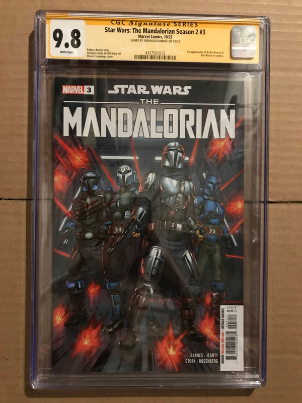 CGC 9,8 STAR WARS MANDALORIAN SEASON 2 #3 *SIGNATURE SERIES*