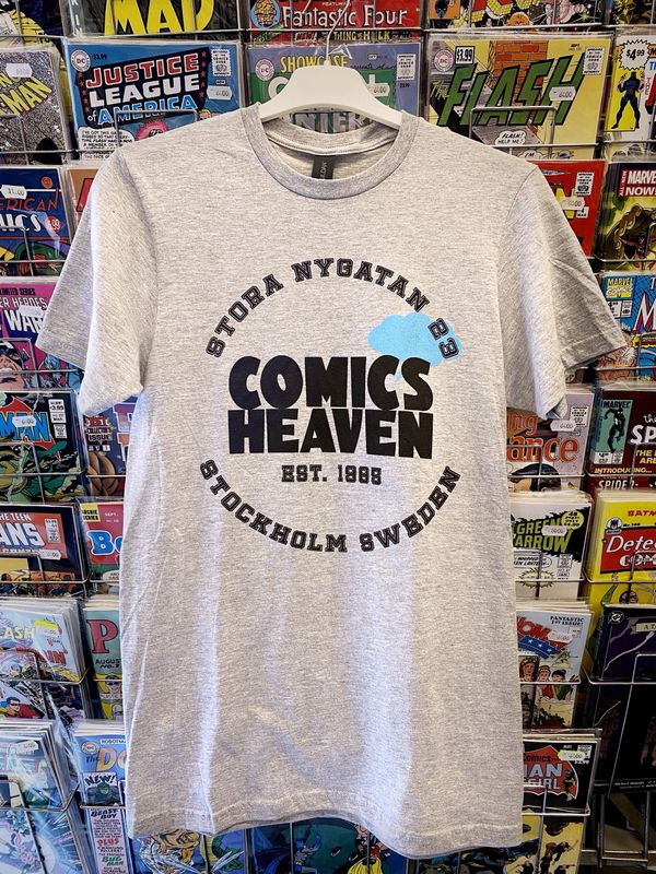 COMICS HEAVEN T-SHIRT GREY SMALL