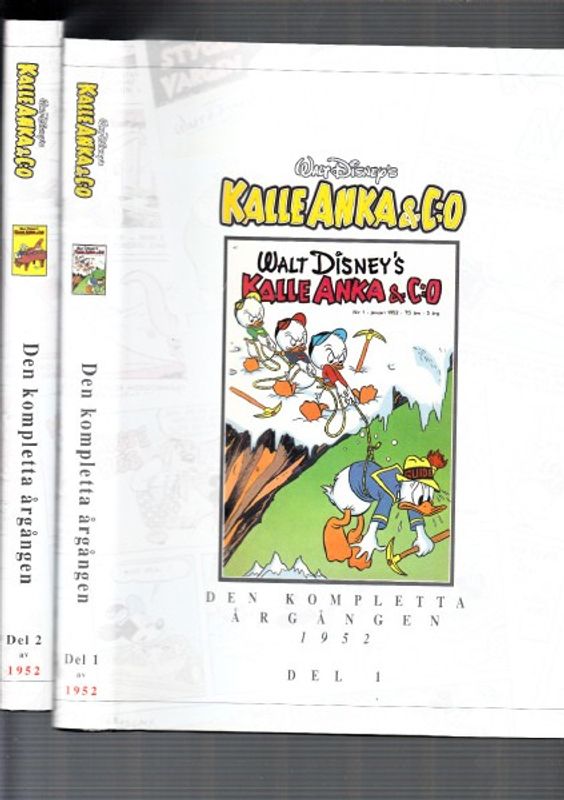 Kalle Anka & Co den Kompletta årg. 1952 HC del 1