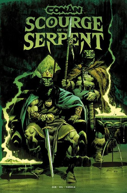 CONAN THE BARBARIAN SCOURGE OF THE SERPENT TP VOL 01 DIRECT MARKET EDITION ROBERTO DE LA TORRE GLOW IN THE DARK CVR 