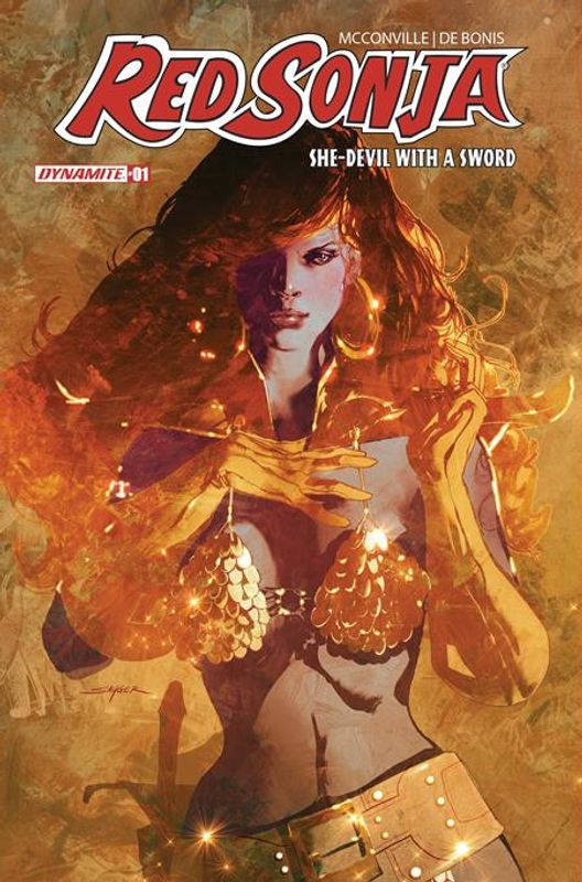 RED SONJA SHE DEVIL WITH A SWORD #1 CVR A STUART SAYGER