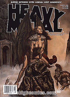 HEAVY METAL MAGAZINE MARCH 2006