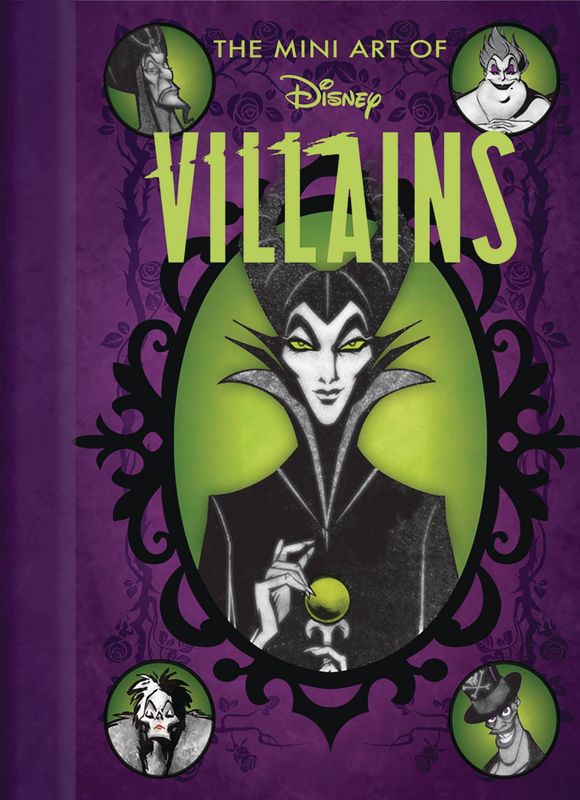 DISNEY MINI ART OF DISNEY VILLAINS HC