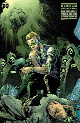 BATMAN DAY 2024 - BATMAN ONE BAD DAY THE RIDDLER HC VARIANT DUST JACKET