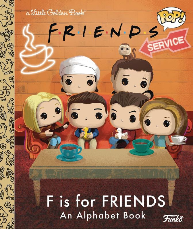 FUNKO F IS FOR FRIENDS LITTLE GOLDEN BOOK HC