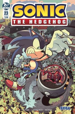 SONIC THE HEDGEHOG #23 CVR B YARDLEY