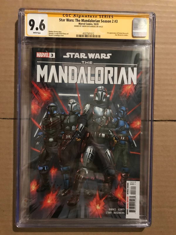 CGC 9,6 STAR WARS MANDALORIAN SEASON 2 #3 *SIGNATURE SERIES*