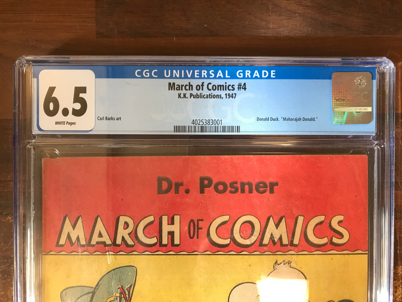 CGC 6,5 MARCH OF COMICS #4