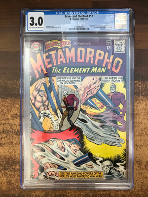 CGC 3,0 BRAVE AND THE BOLD #57