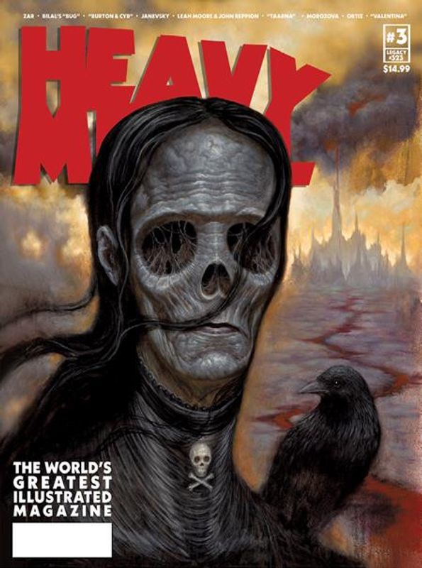 HEAVY METAL MAGAZINE #3 CVR B CHET ZAR VAR 