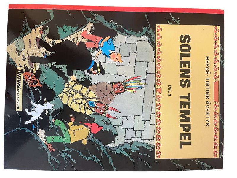 Tintins Äventyr Solens Tempel Del 2  SC