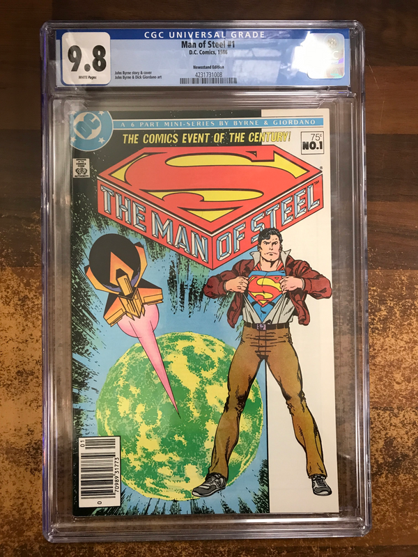 CGC 9,8 MAN OF STEEL #1