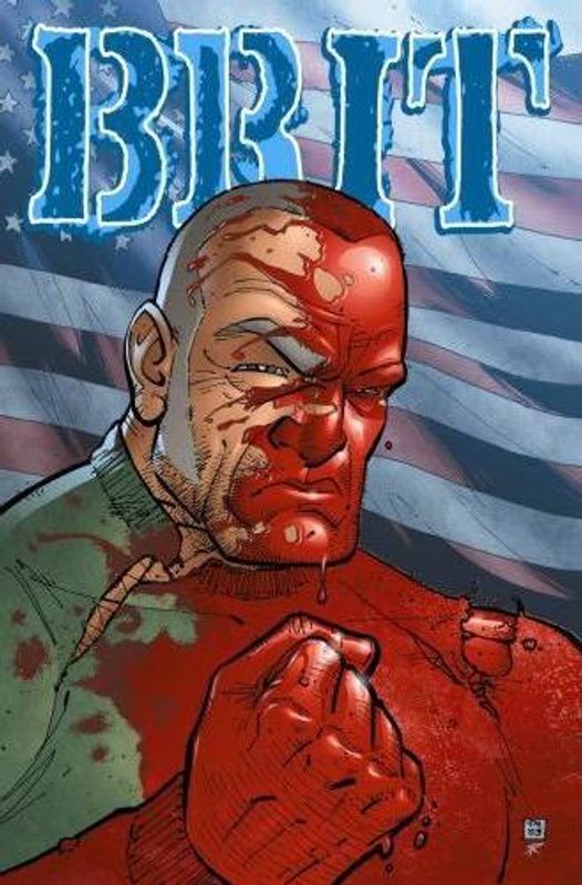 BRIT RED WHITE BLACK & BLUE ONE SHOT (MR)