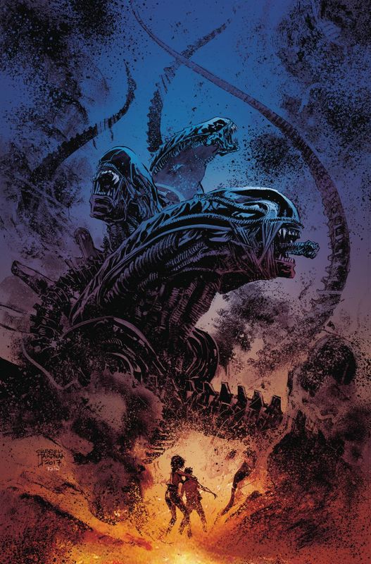 ALIENS DUST TO DUST #1 (OF 4) MAIN CVR (MR)