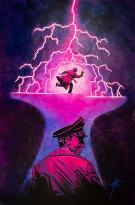 THE PERIL OF THE BRUTAL DARK AN EZRA CAIN MYSTERY #5 (OF 6) CVR B AARON CAMPBELL CARD STOCK VAR 