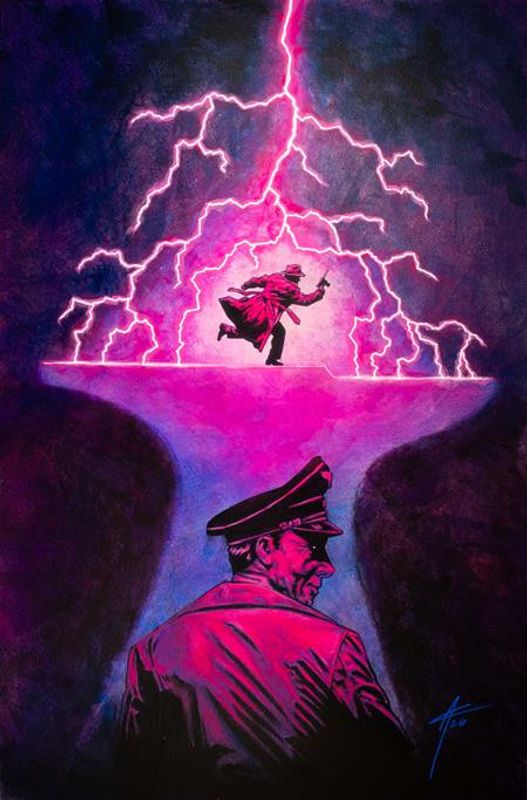 THE PERIL OF THE BRUTAL DARK AN EZRA CAIN MYSTERY #5 (OF 6) CVR B AARON CAMPBELL CARD STOCK VAR 