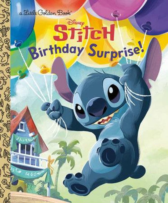 BIRTHDAY SURPRISE STITCH LITTLE GOLDEN BOOK HC 