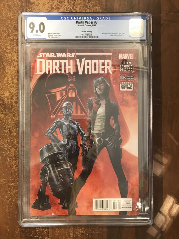 CGC 9,0 DARTH VADER #3 2ND PRTG