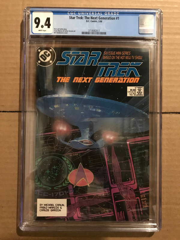 CGC 9,4 STAR TREK THE NEXT GENERATION #1