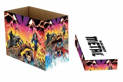 DC COMICS DARK KNIGHTS METAL 5PK SHORT COMIC STORAGE BOX