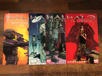 Halo Fall of Reach Bootcamp (2010 Marvel) #1-4 (complete)