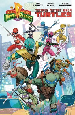 MIGHTY MORPHIN POWER RANGERS TEENAGE MUTANT NINJA TURTLES TP