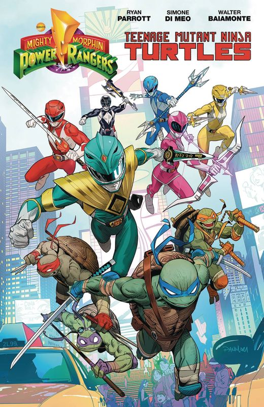 MIGHTY MORPHIN POWER RANGERS TEENAGE MUTANT NINJA TURTLES TP
