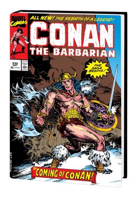 CONAN THE BARBARIAN ORIG MARVEL YRS OMNIBUS HC VOL 09 HIGGINS DM CVR