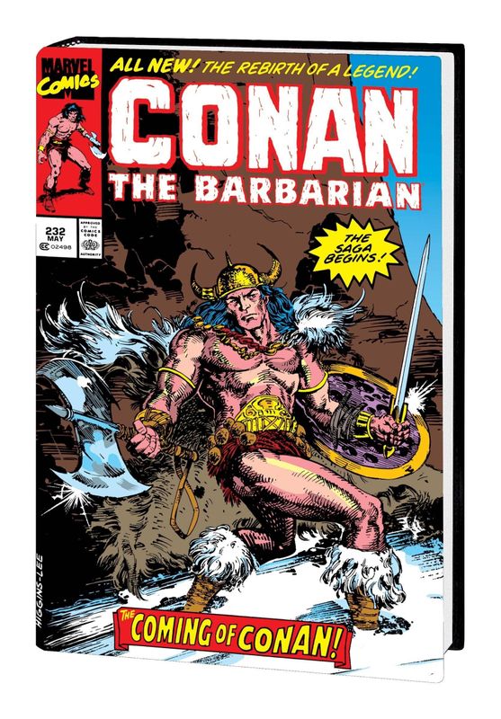 CONAN THE BARBARIAN ORIG MARVEL YRS OMNIBUS HC VOL 09 HIGGINS DM CVR