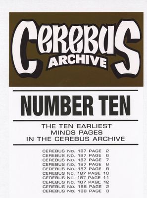CEREBUS ARCHIVE VOL 10