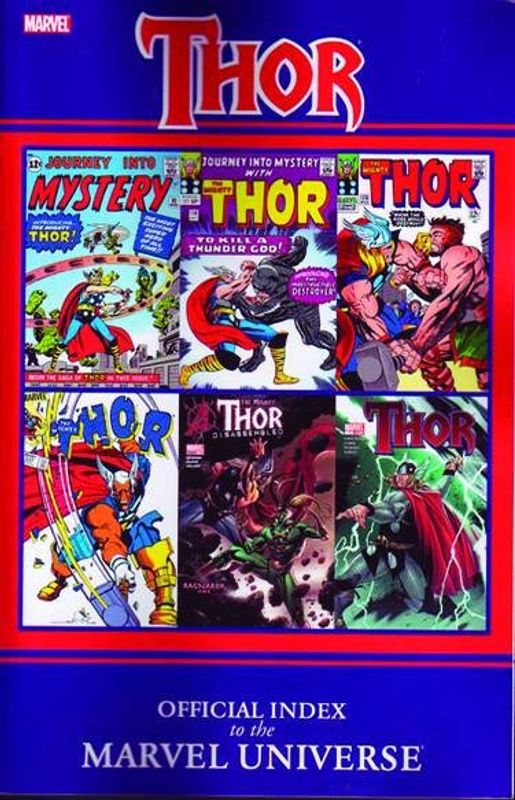 THOR OFFICIAL INDEX TO MARVEL UNIVERSE GN TP