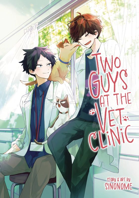 TWO GUYS AT VET CLINIC GN 