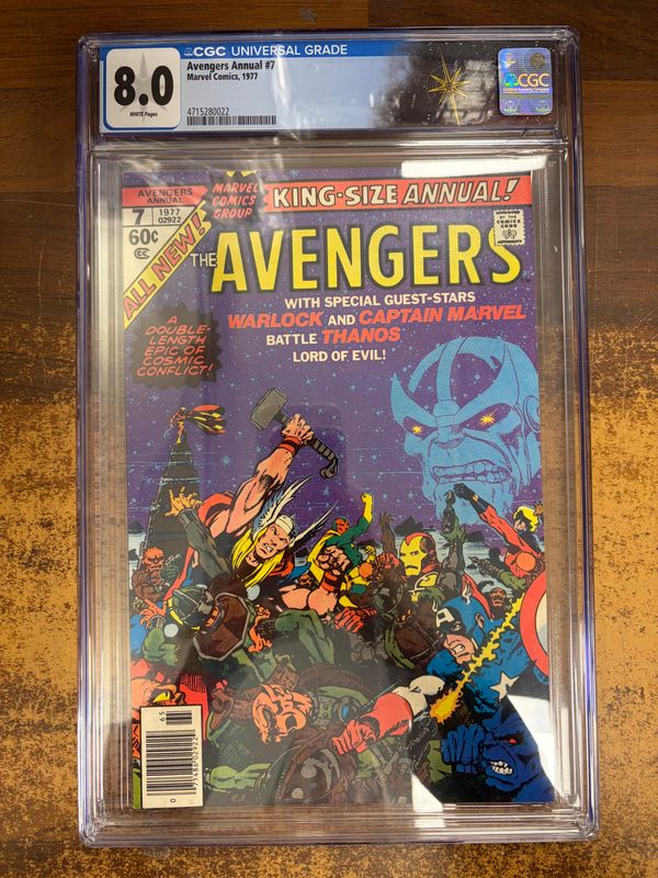 CGC 8,0 AVENGERS ANNUAL #7 (NORTHERN COLLECTION)