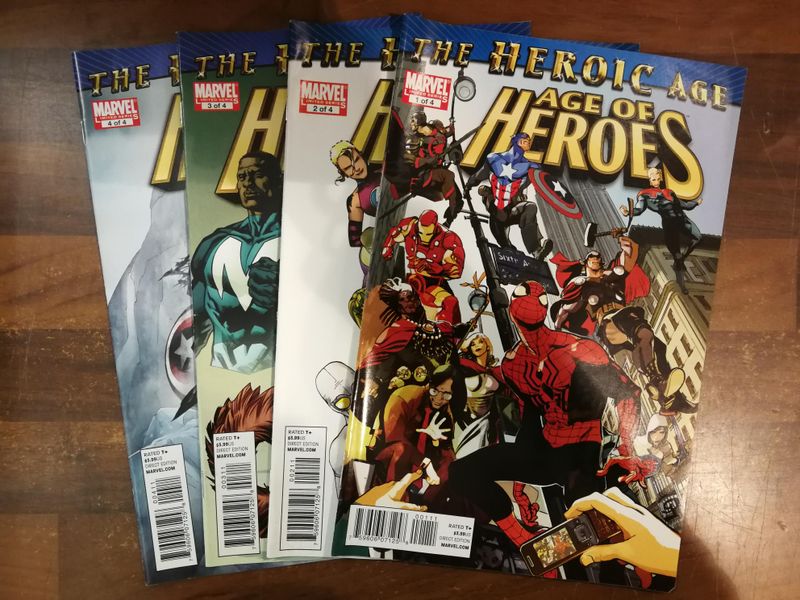 Age of Heroes (2010 Marvel) #1-4 (complete)