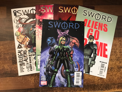 SWORD (2009 Marvel) #1-5 (complete)