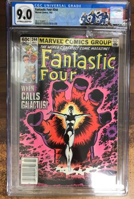 CGC 9,0 FANTASTIC FOUR #244