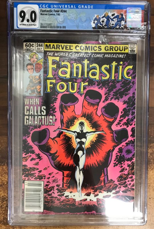 CGC 9,0 FANTASTIC FOUR #244