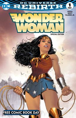 FCBD 2017 DC COMICS GOLD BOOK WONDER WOMAN #1