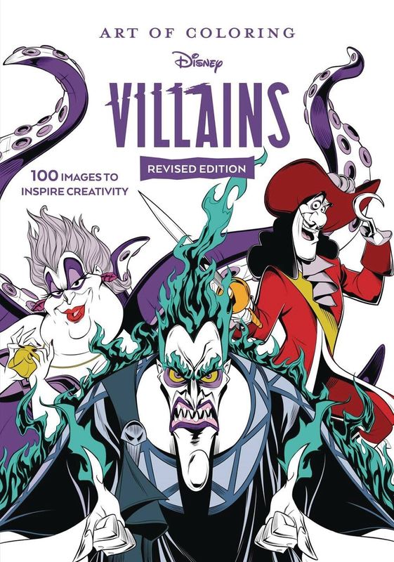 ART OF COLORING DISNEY VILLAINS SC