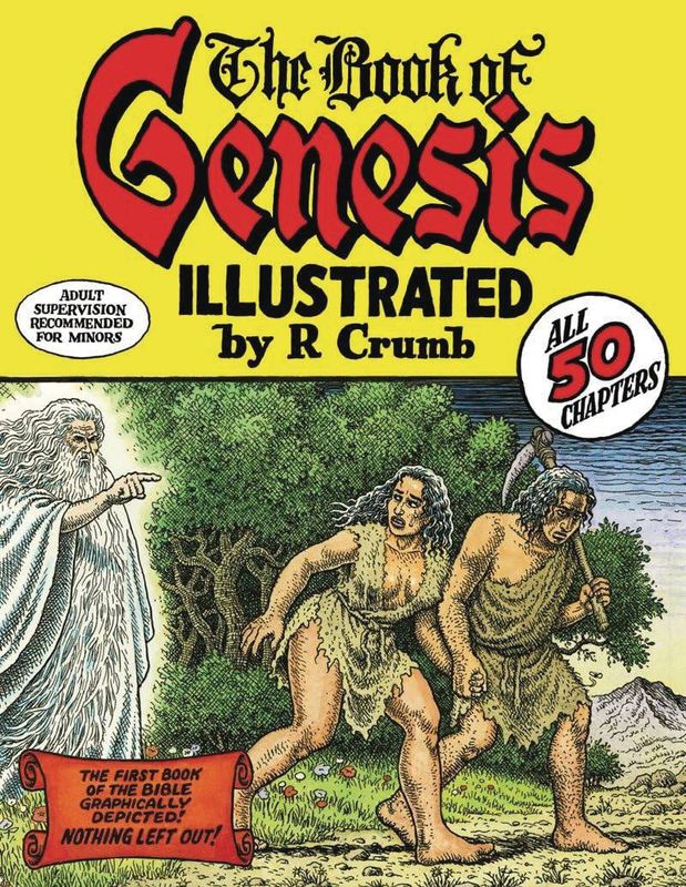 BOOK OF GENESIS ILLUS BY ROBERT CRUMB HC NEW PTG 